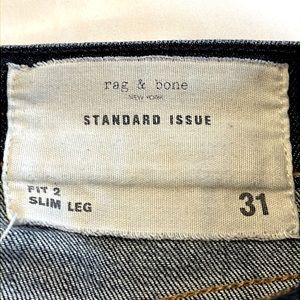 rag & bone 
Standard Issue 
Fit 2 
Slim Leg 
31